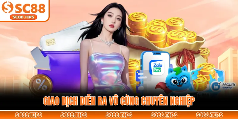 Giao dịch diễn ra vô cùng chuyên nghiệp